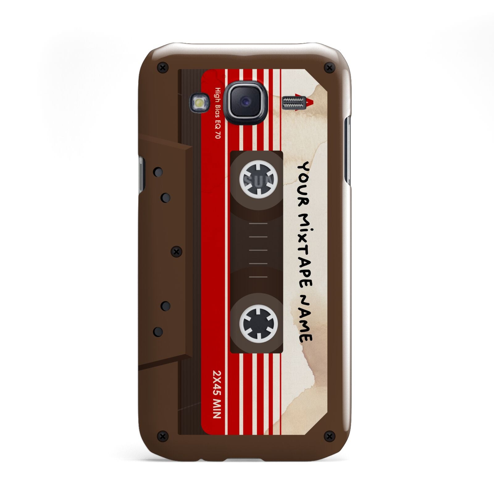 Personalised Brown Mixtape Samsung Galaxy J5 Case