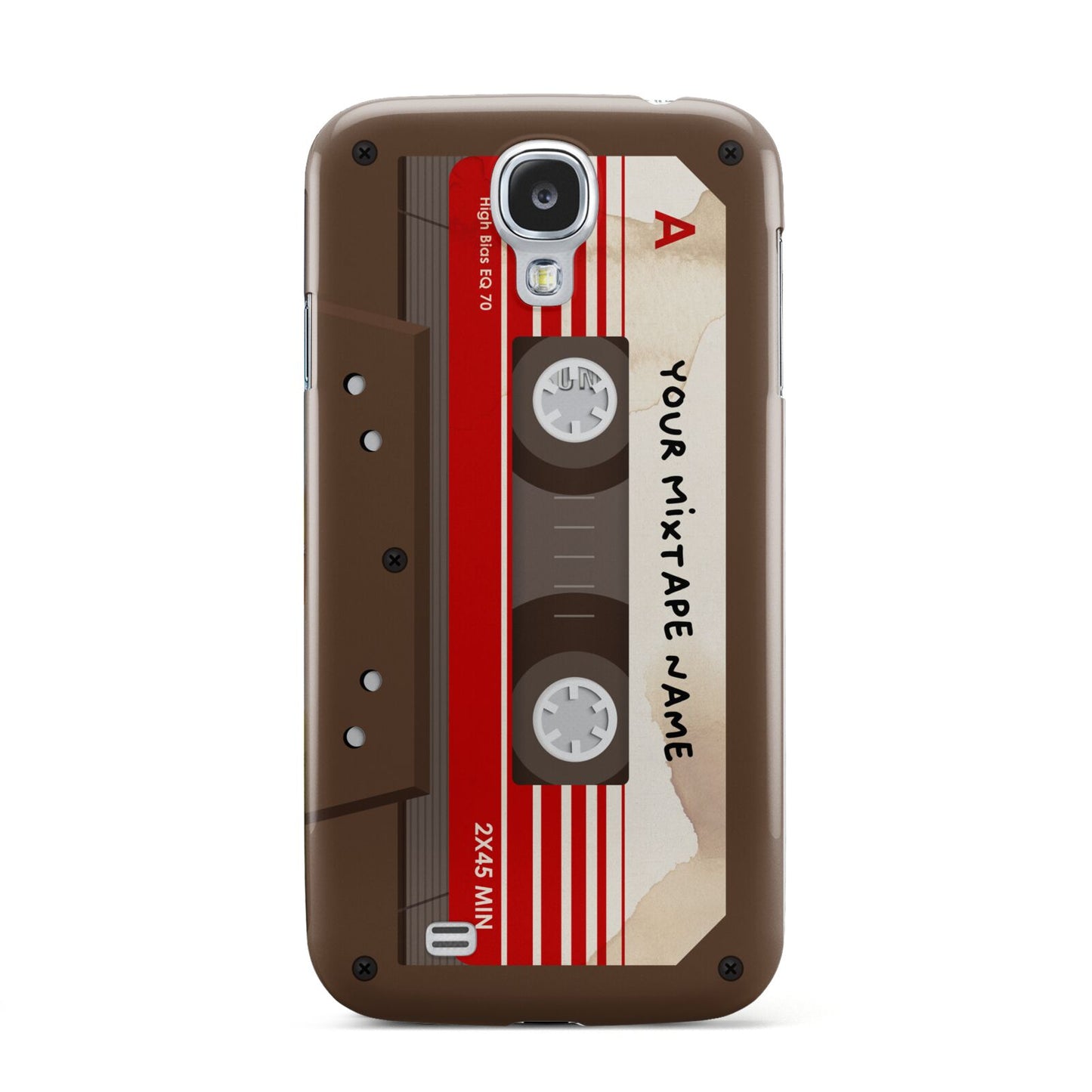 Personalised Brown Mixtape Samsung Galaxy S4 Case