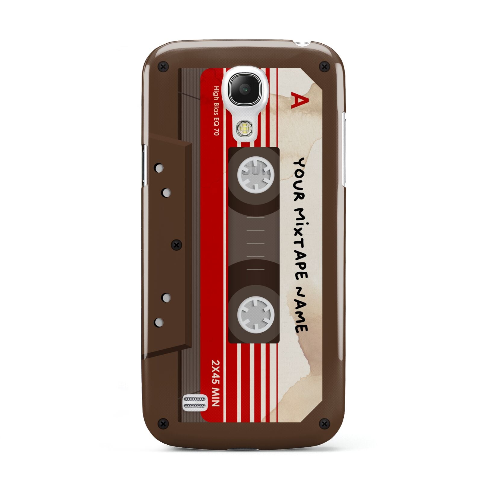 Personalised Brown Mixtape Samsung Galaxy S4 Mini Case