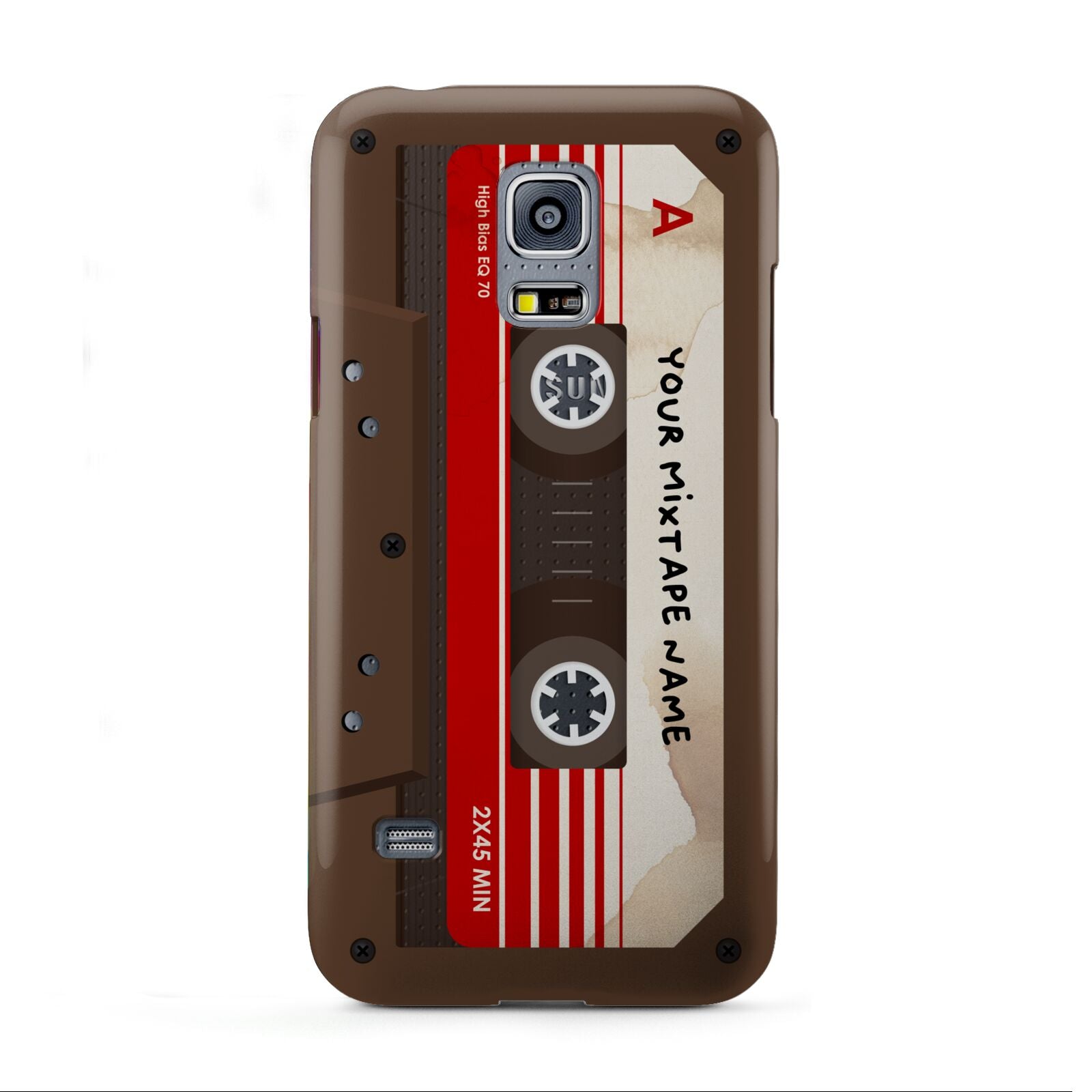 Personalised Brown Mixtape Samsung Galaxy S5 Mini Case