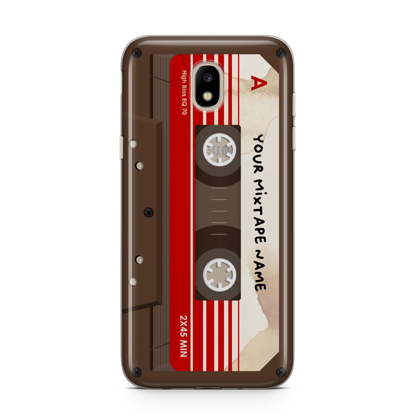 Personalised Brown Mixtape Samsung J5 2017 Case