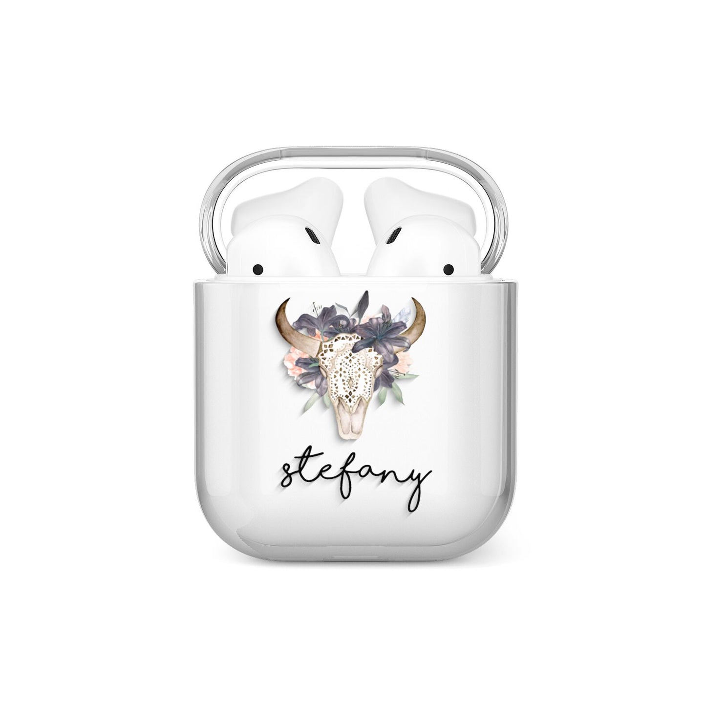 Personalised Bull s Head AirPods Case