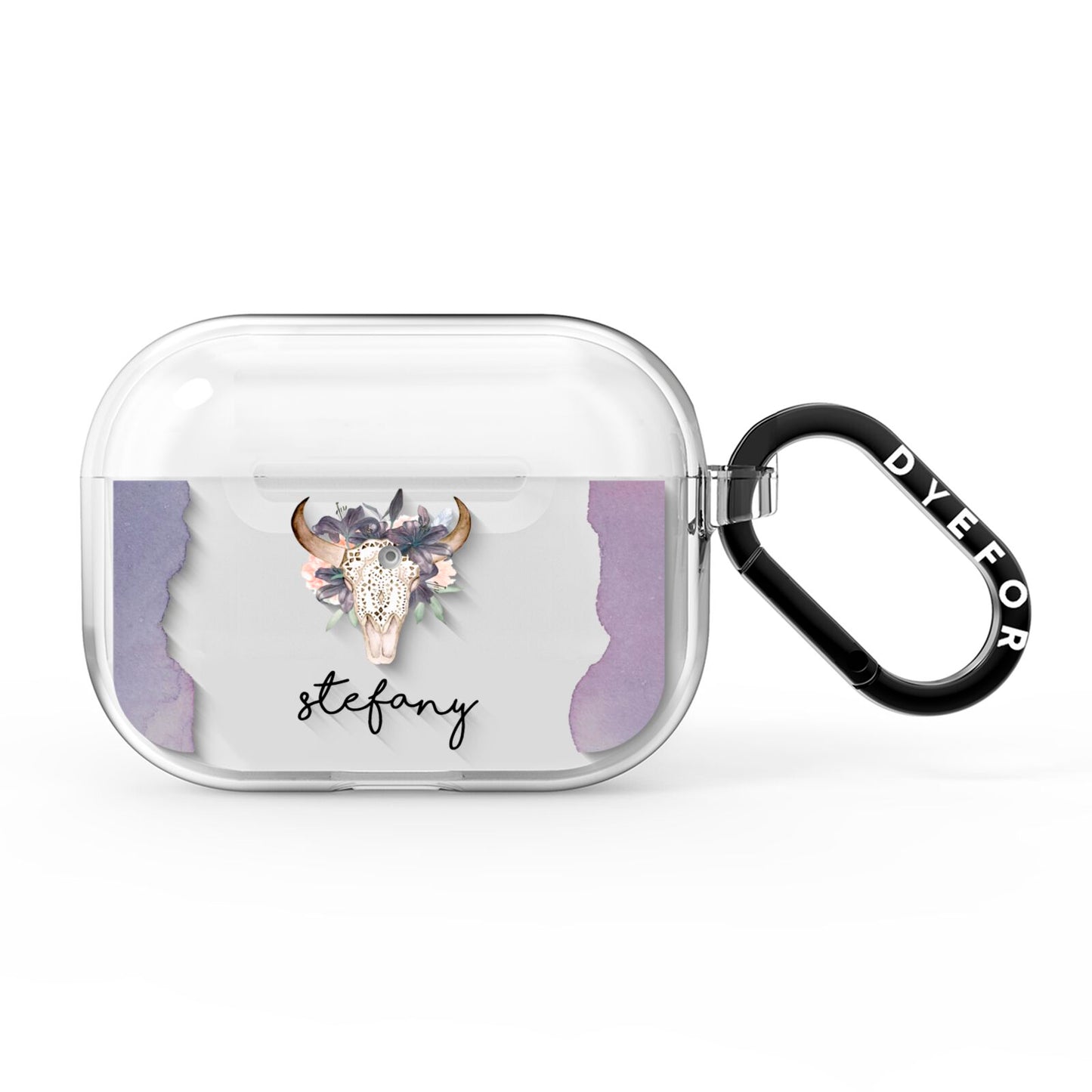 Personalised Bull s Head AirPods Pro Clear Case