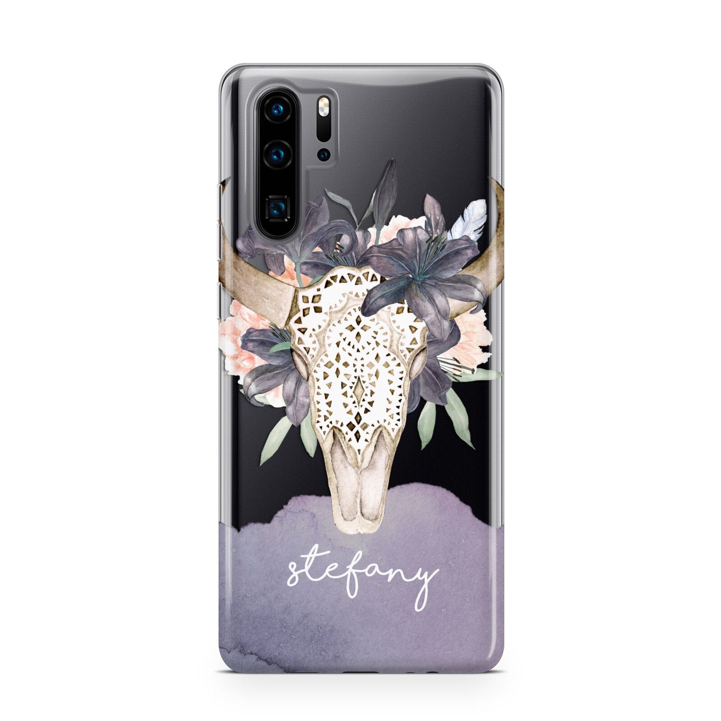 Personalised Bull s Head Huawei P30 Pro Phone Case