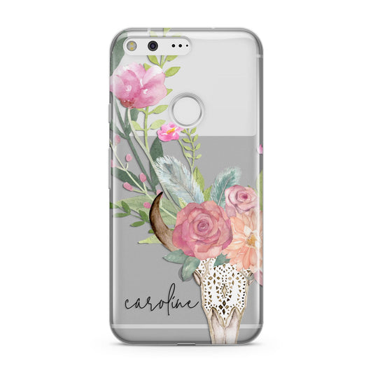 Personalised Bull s Skull Google Pixel Case