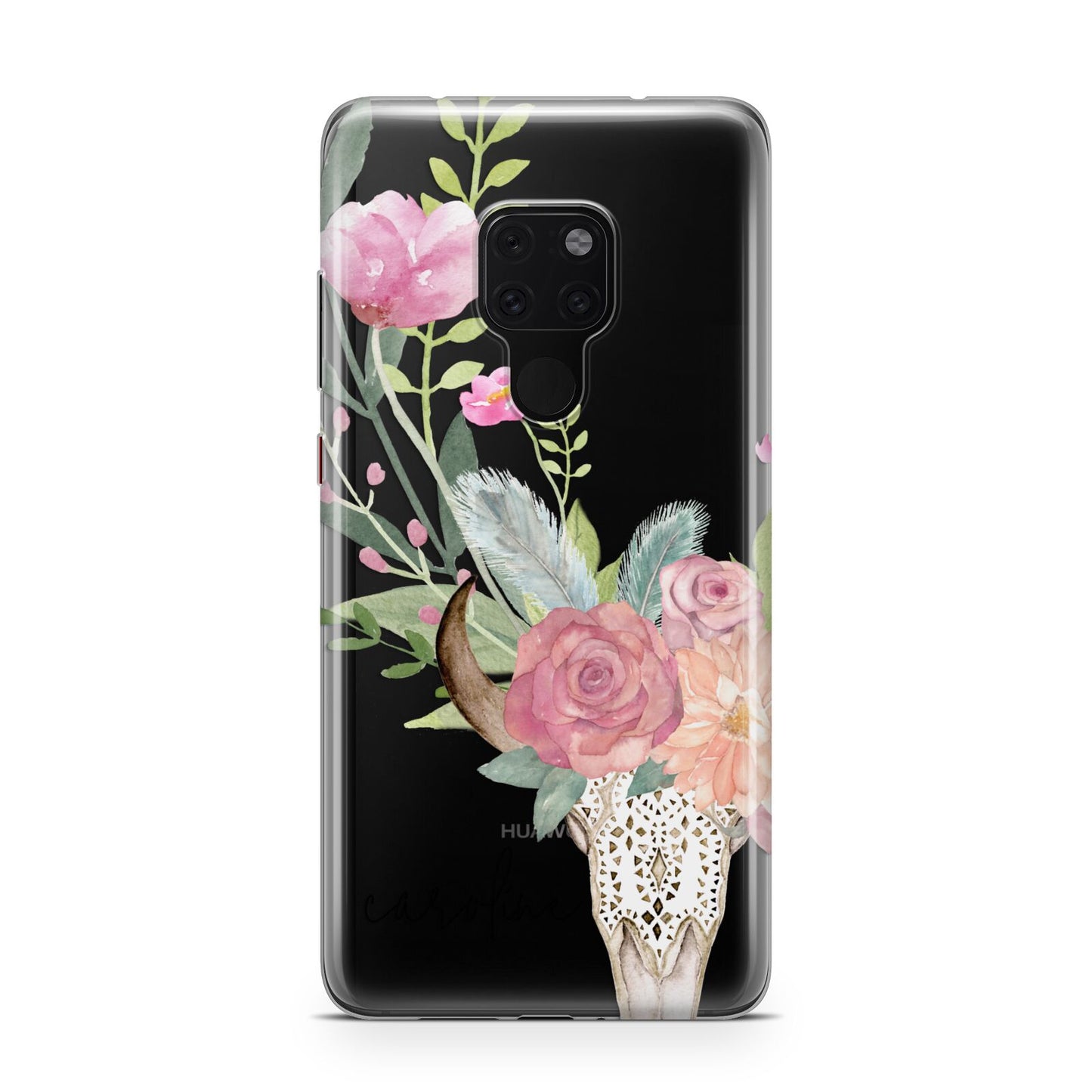 Personalised Bull s Skull Huawei Mate 20 Phone Case