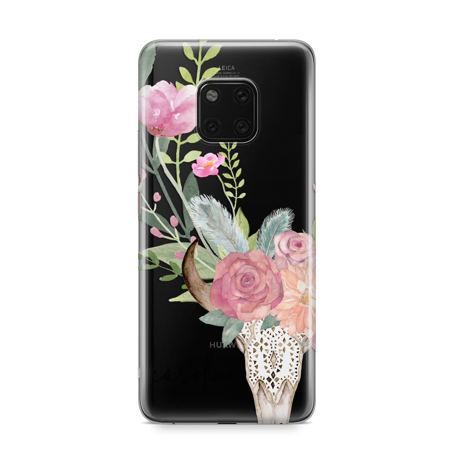 Personalised Bull s Skull Huawei Mate 20 Pro Phone Case