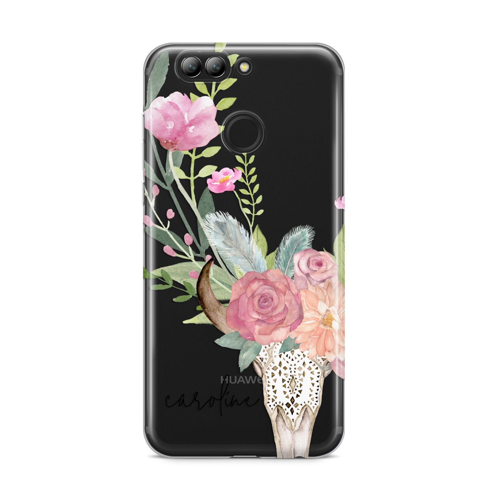 Personalised Bull s Skull Huawei Nova 2s Phone Case