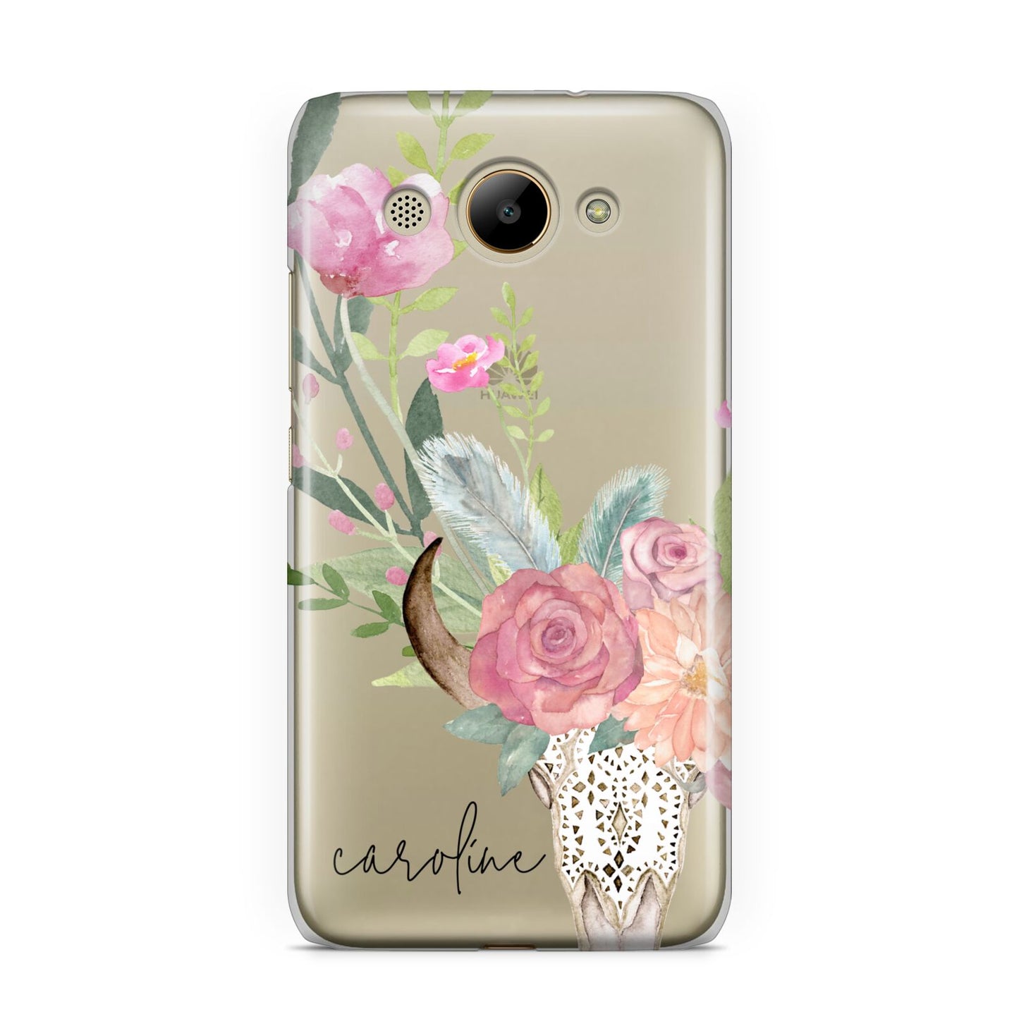 Personalised Bull s Skull Huawei Y3 2017