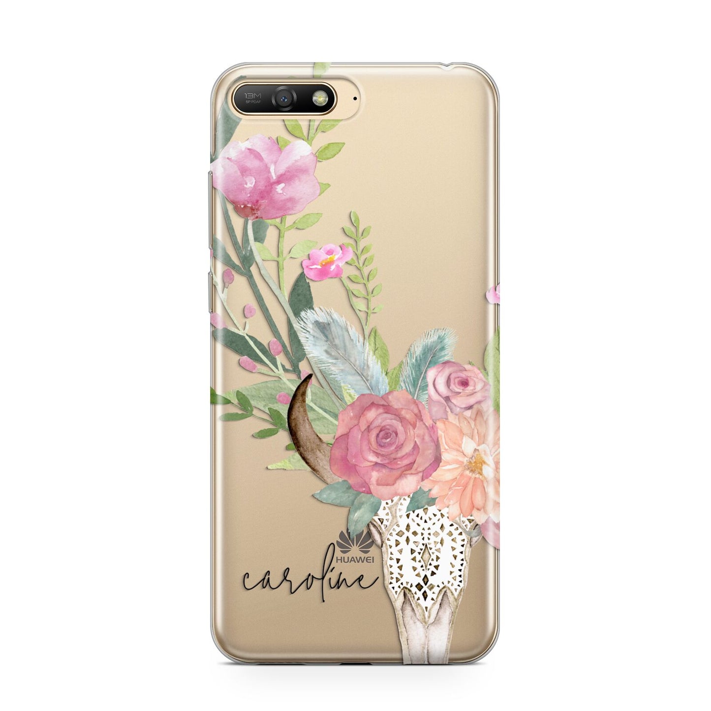 Personalised Bull s Skull Huawei Y6 2018