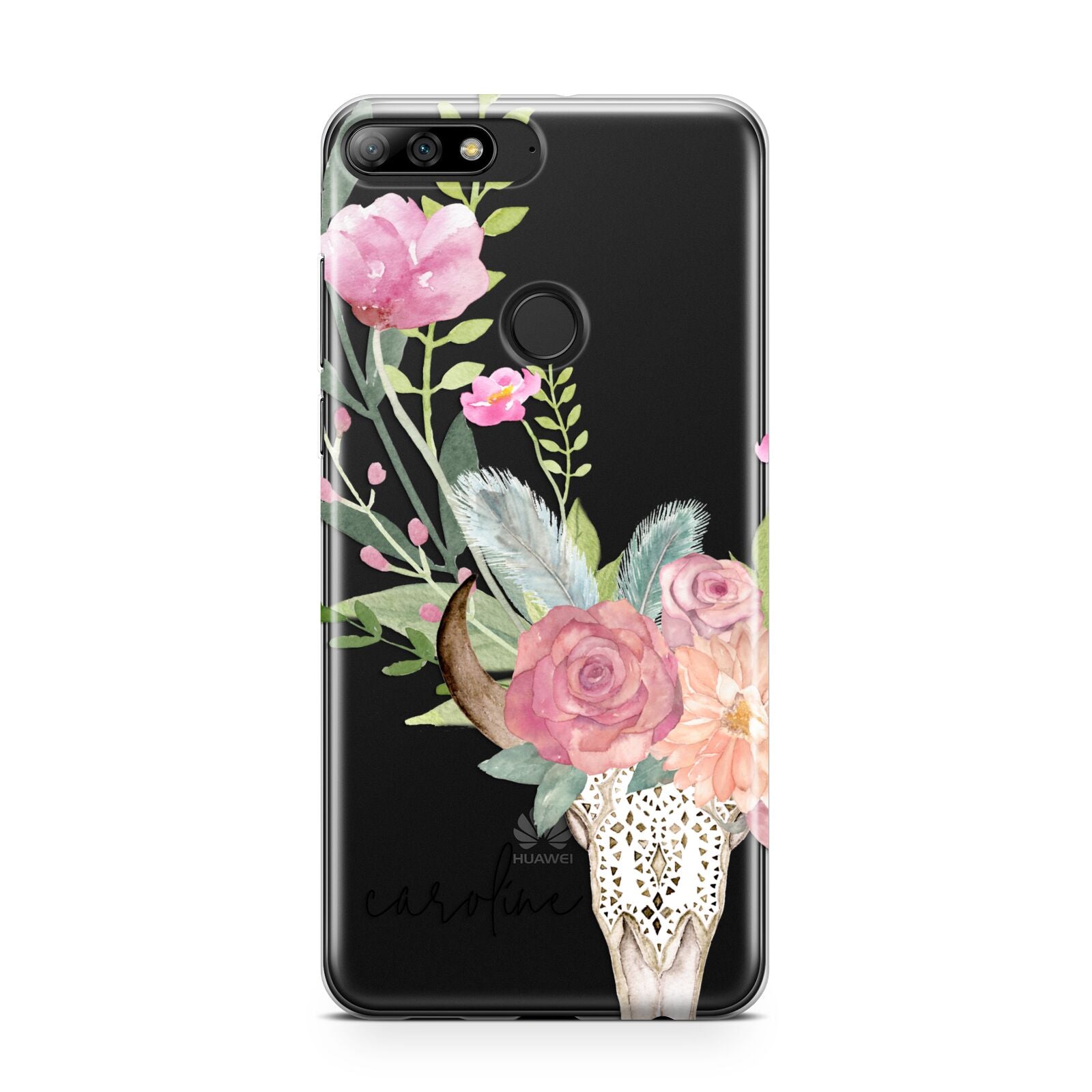 Personalised Bull s Skull Huawei Y7 2018