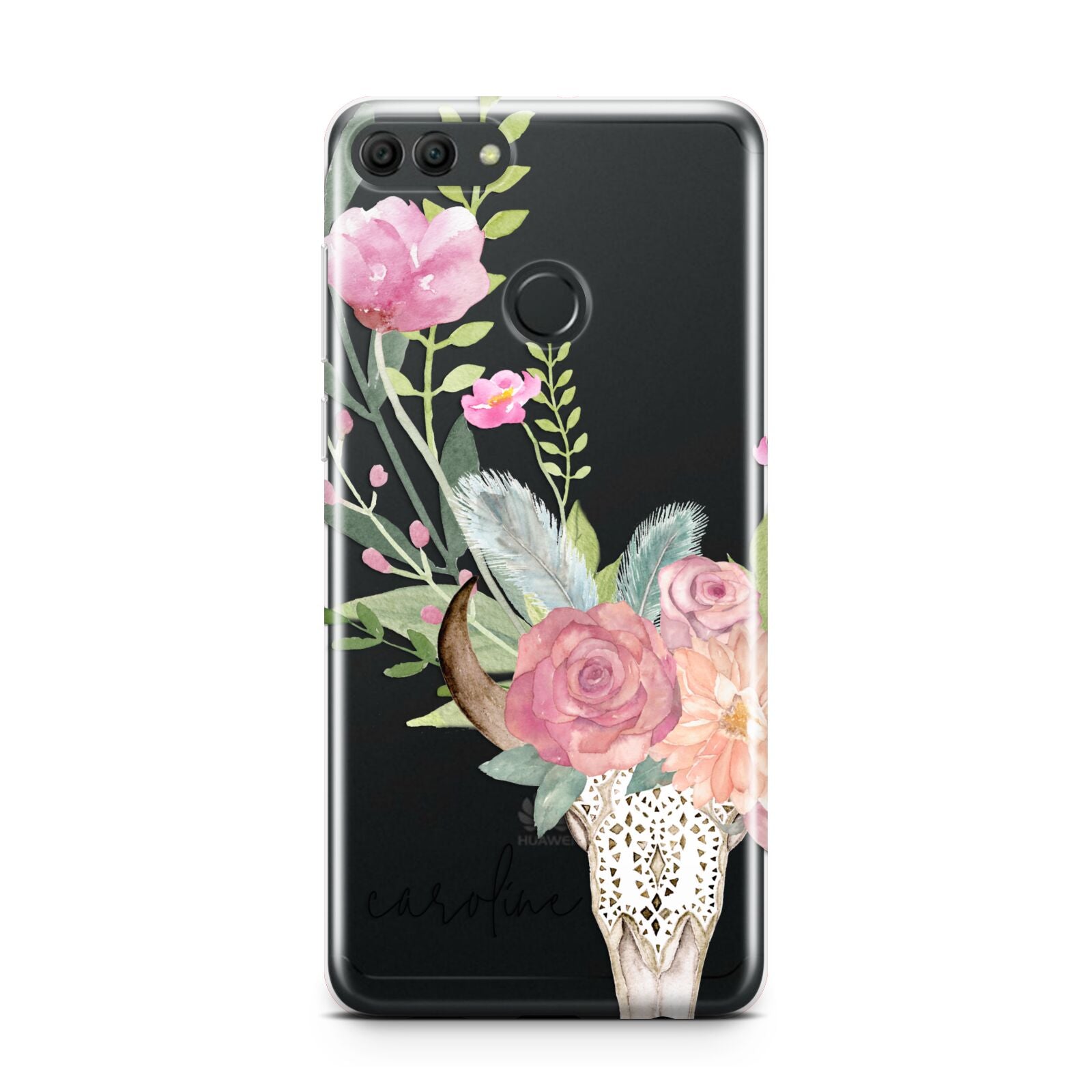 Personalised Bull s Skull Huawei Y9 2018