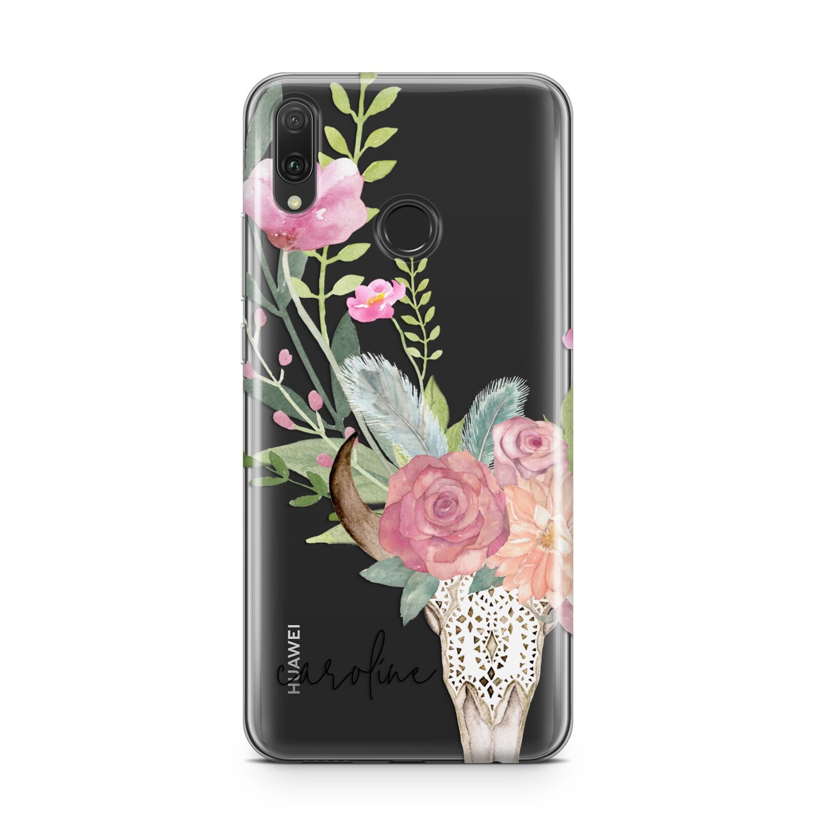 Personalised Bull s Skull Huawei Y9 2019