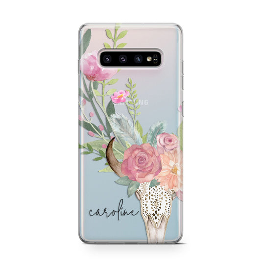 Personalised Bull s Skull Protective Samsung Galaxy Case