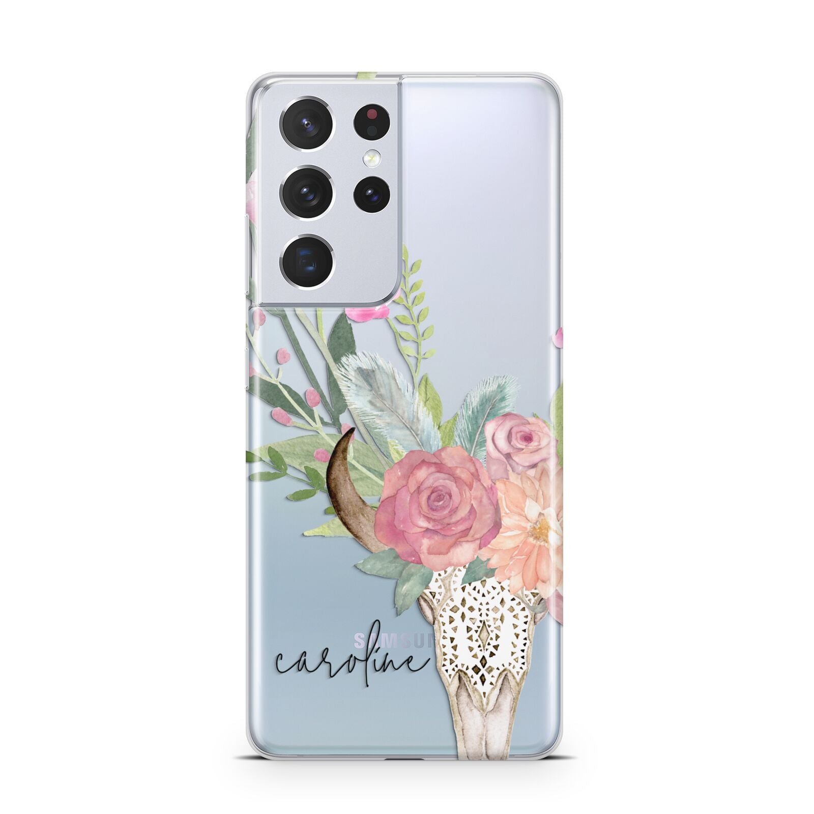 Personalised Bull s Skull Samsung S21 Ultra Case