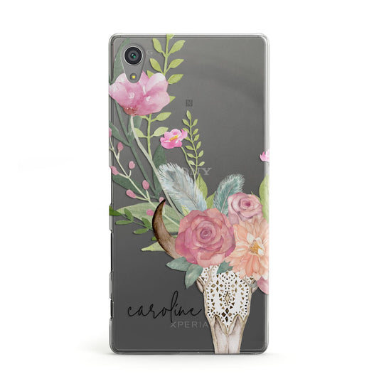 Personalised Bull s Skull Sony Xperia Case