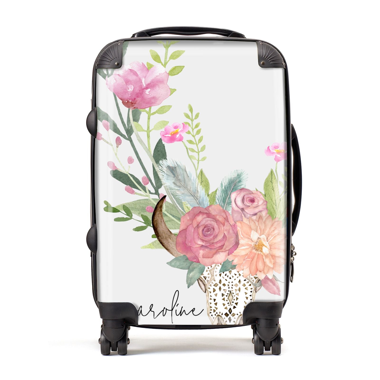 Personalised Bull s Skull Suitcase