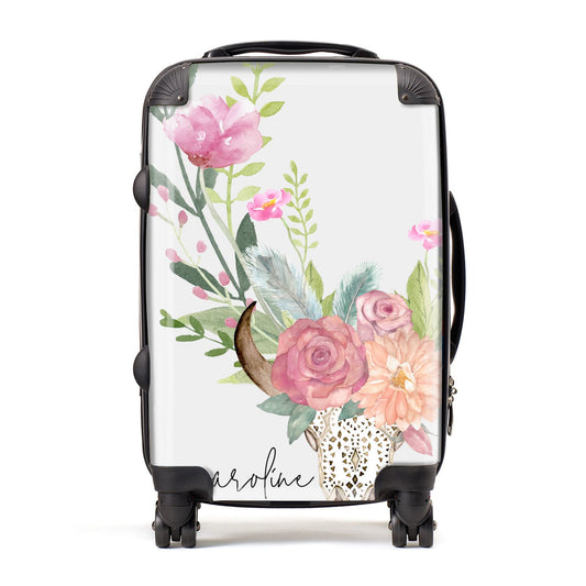 Personalised Bull s Skull Suitcase