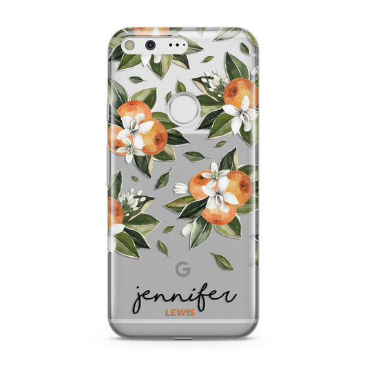 Personalised Bunch of Oranges Google Pixel Case