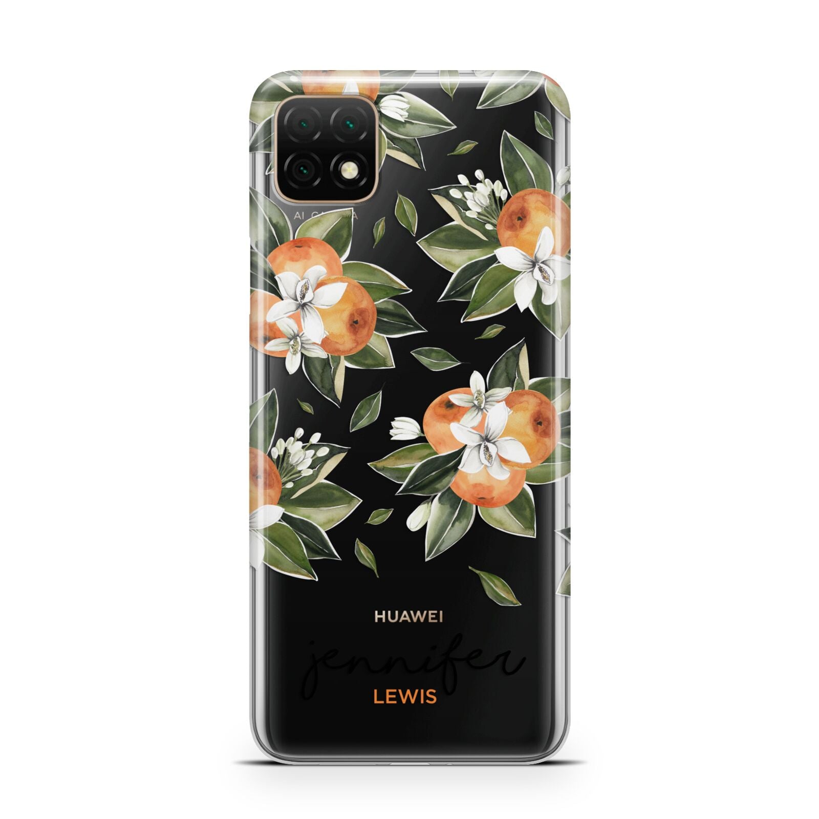 Personalised Bunch of Oranges Huawei Enjoy 20 Phone Case