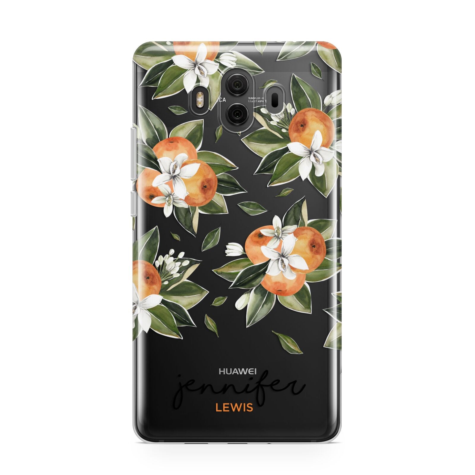 Personalised Bunch of Oranges Huawei Mate 10 Protective Phone Case