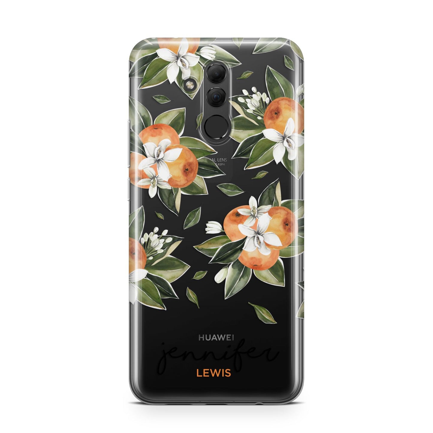 Personalised Bunch of Oranges Huawei Mate 20 Lite