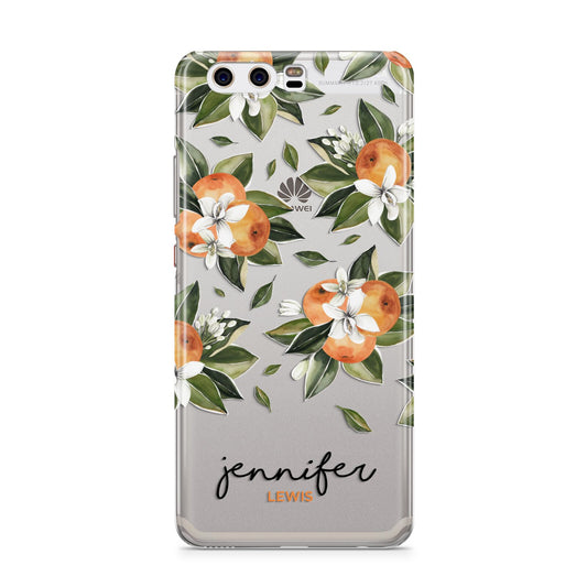 Personalised Bunch of Oranges Huawei P10 Phone Case