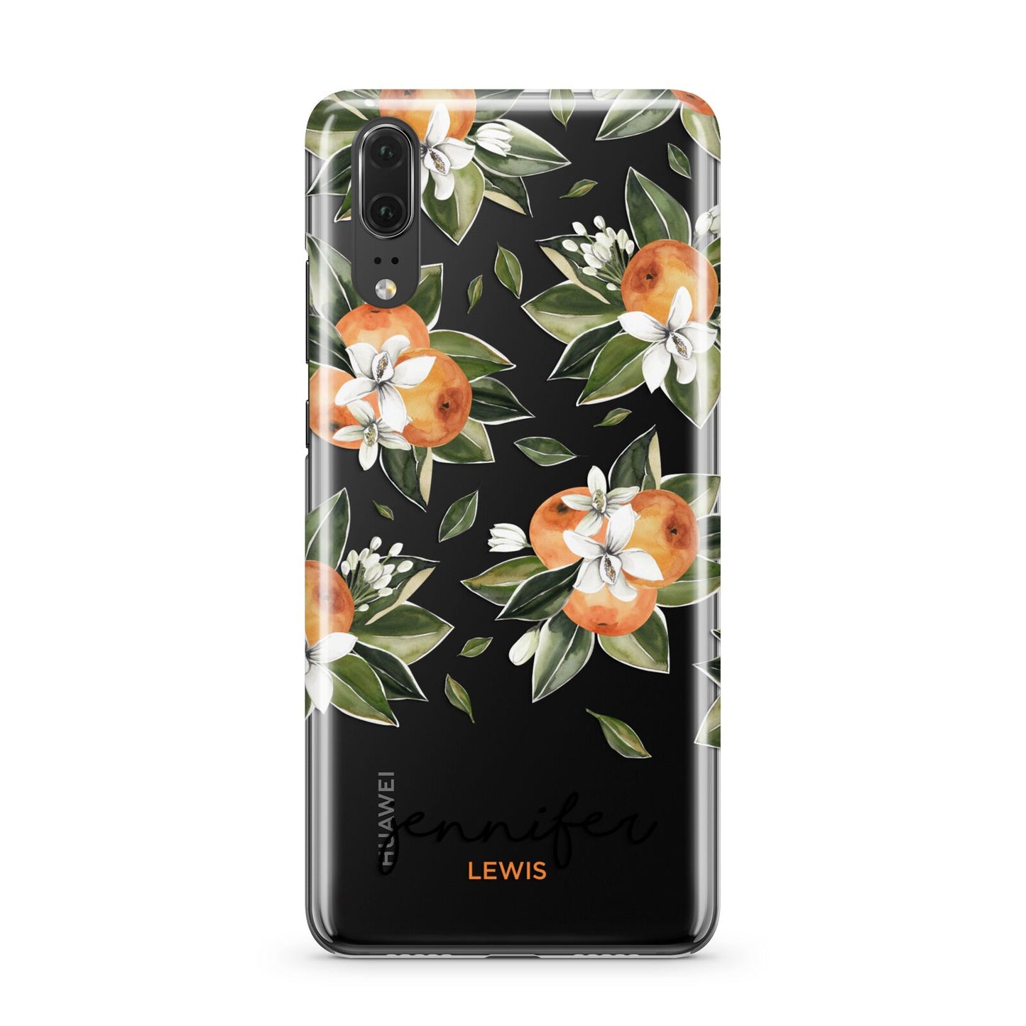 Personalised Bunch of Oranges Huawei P20 Phone Case