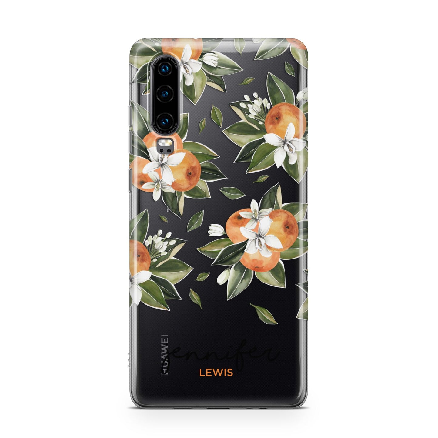 Personalised Bunch of Oranges Huawei P30 Phone Case