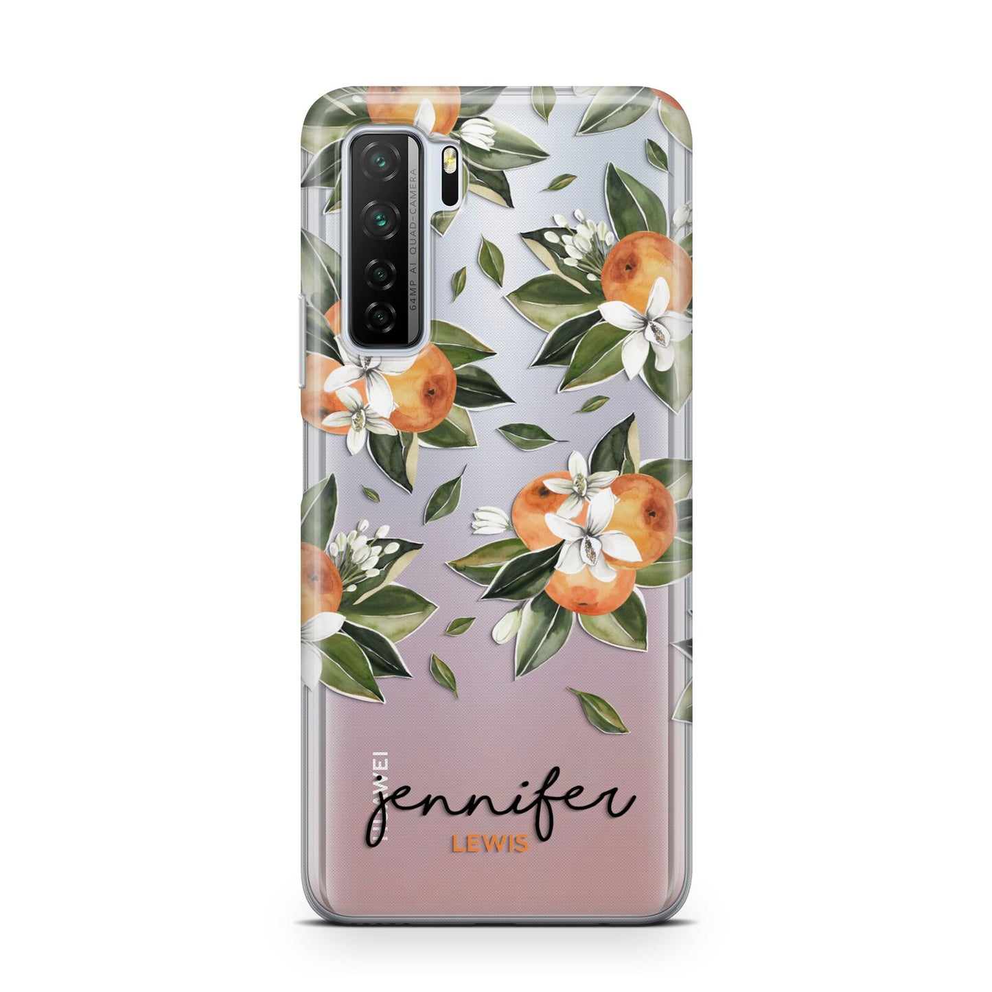 Personalised Bunch of Oranges Huawei P40 Lite 5G Phone Case