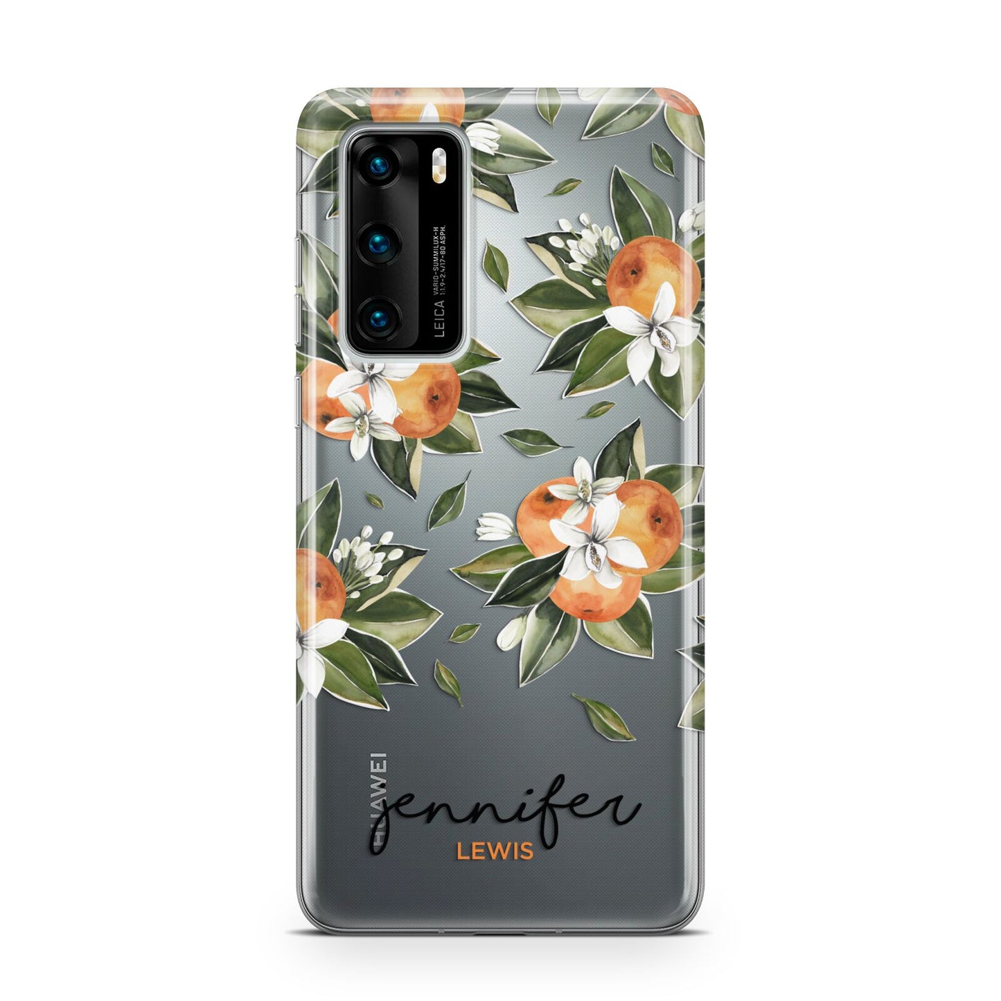 Personalised Bunch of Oranges Huawei P40 Phone Case