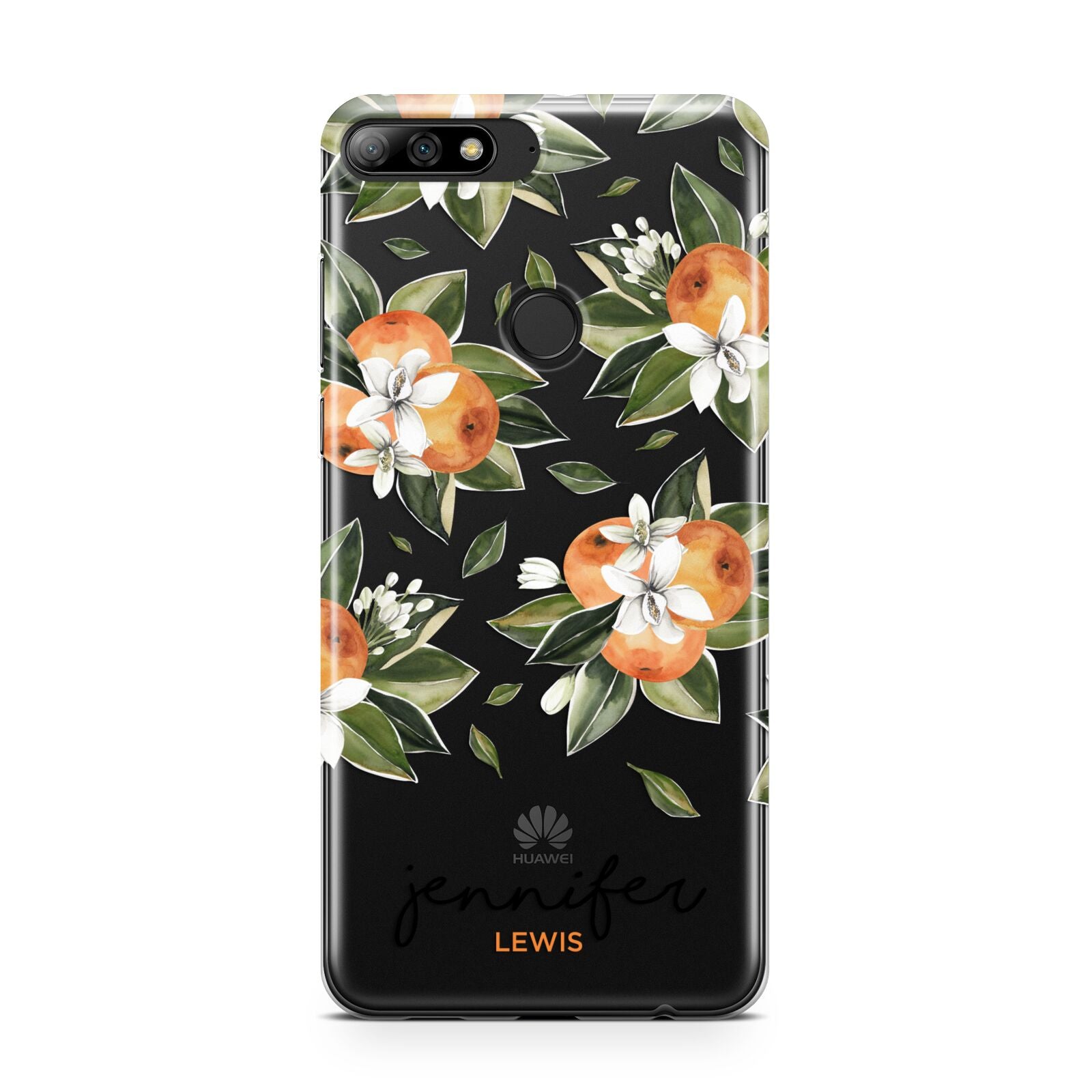 Personalised Bunch of Oranges Huawei Y7 2018