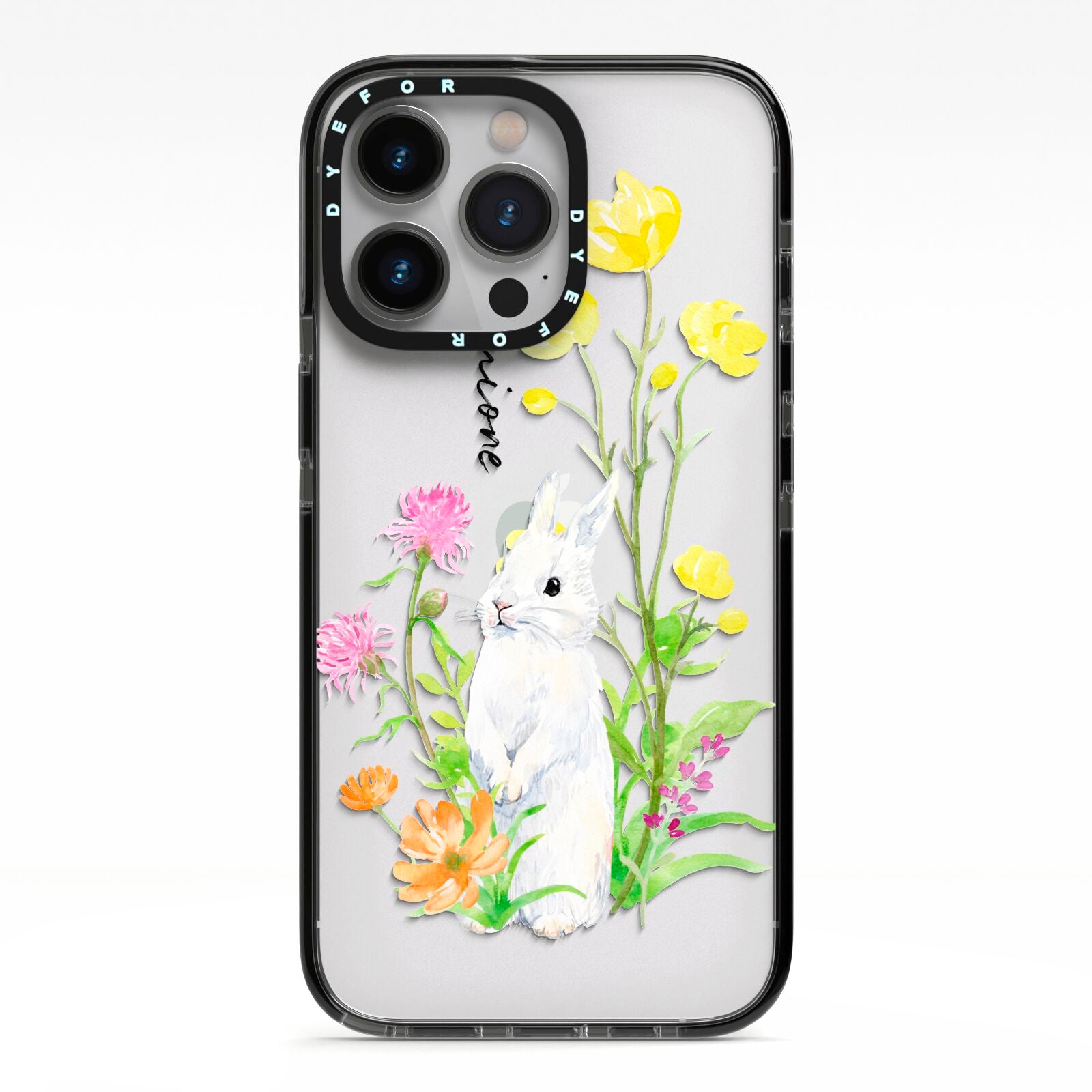 Personalised Bunny Rabbit iPhone Case Dyefor