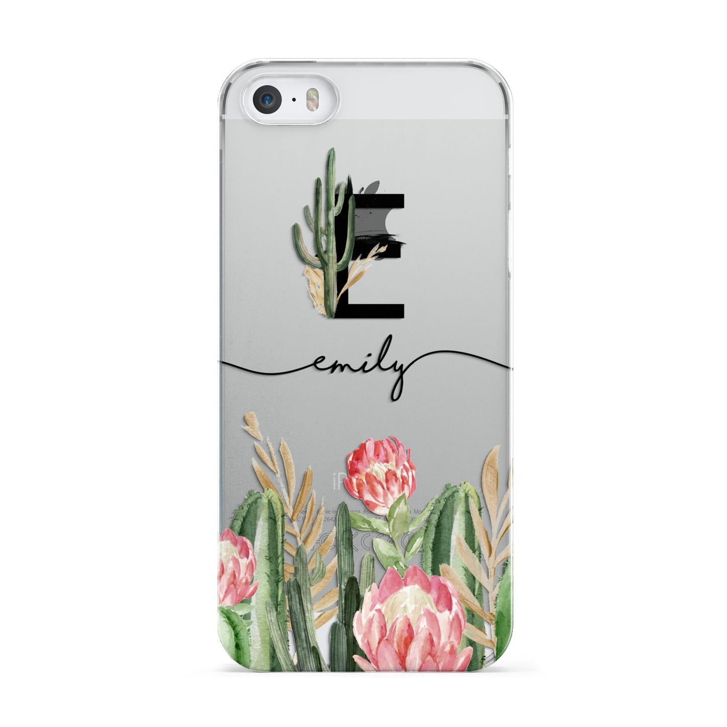 Personalised Cactus Apple iPhone 5 Case