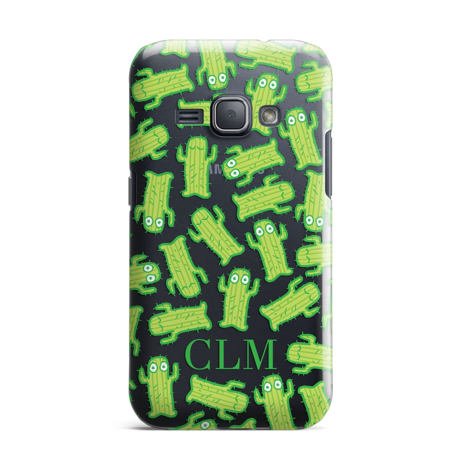 Personalised Cactus Initials Samsung Galaxy J1 2016 Case