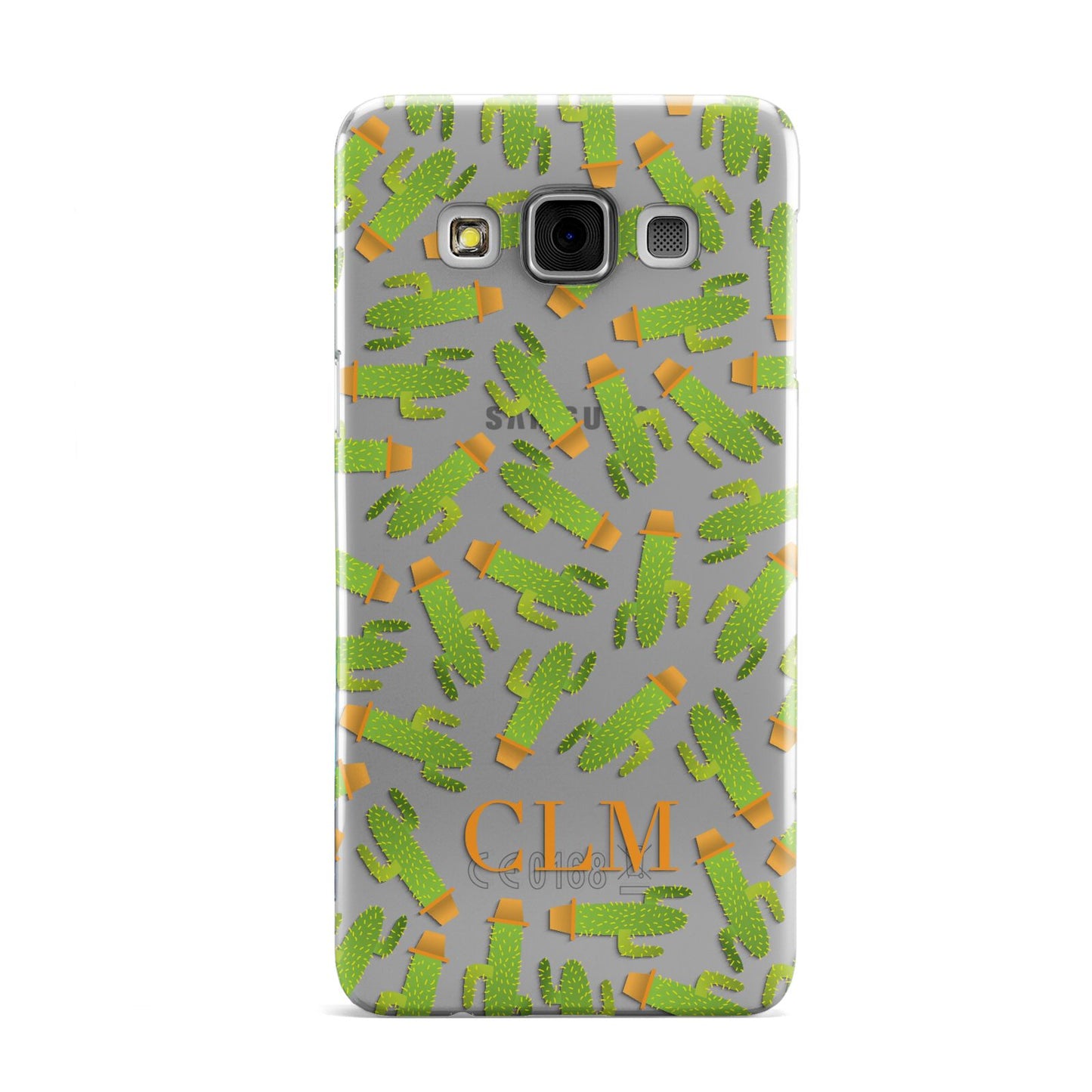 Personalised Cactus Monogram Samsung Galaxy A3 Case