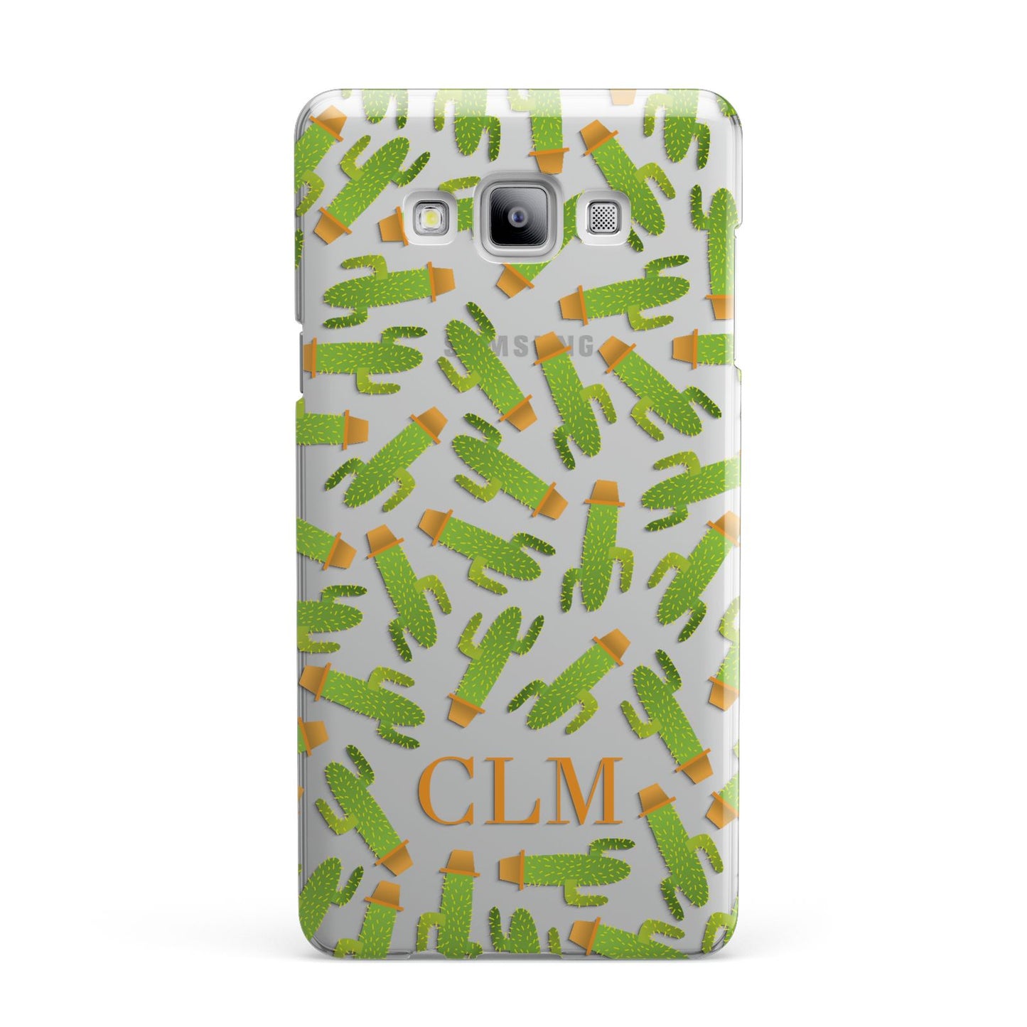 Personalised Cactus Monogram Samsung Galaxy A7 2015 Case