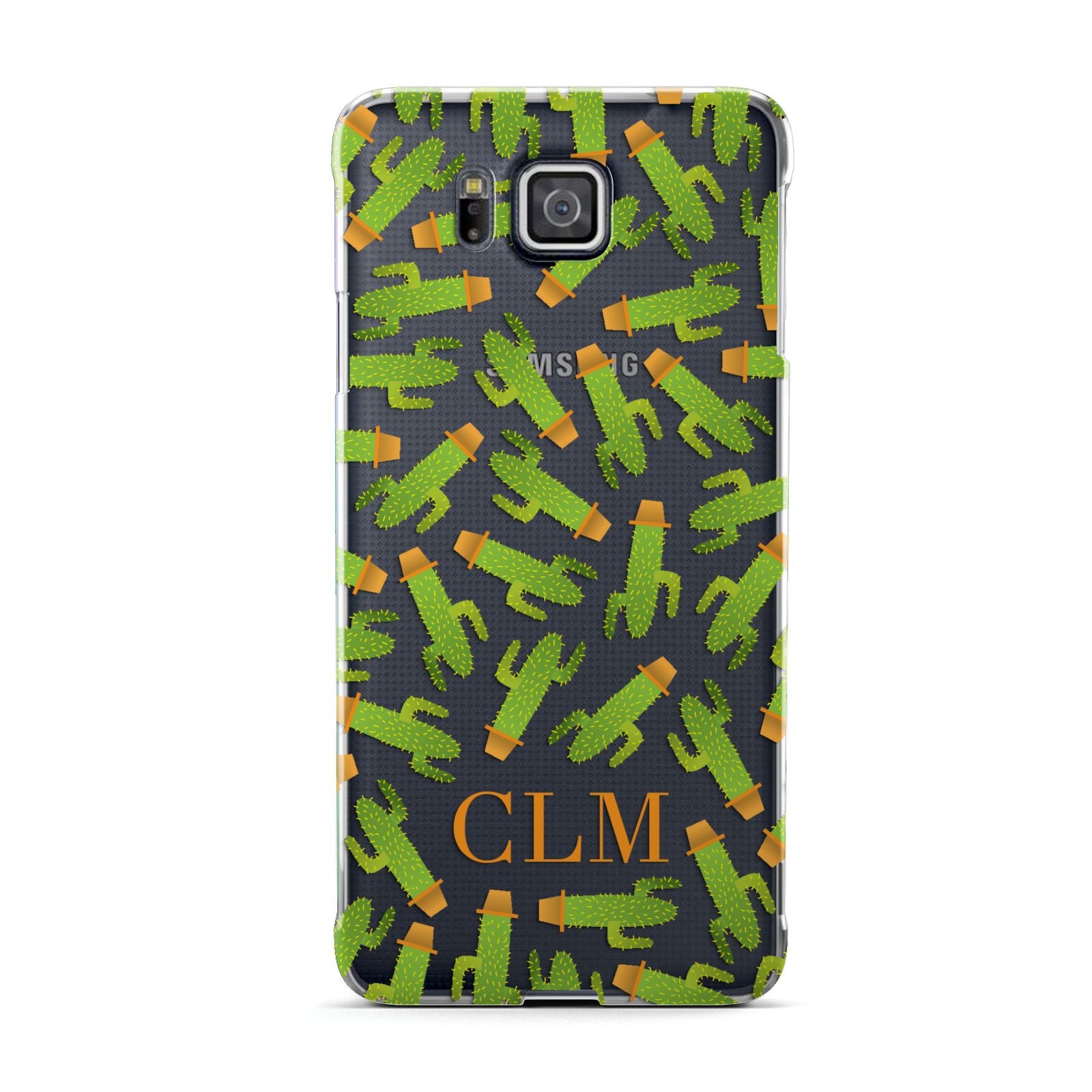 Personalised Cactus Monogram Samsung Galaxy Alpha Case