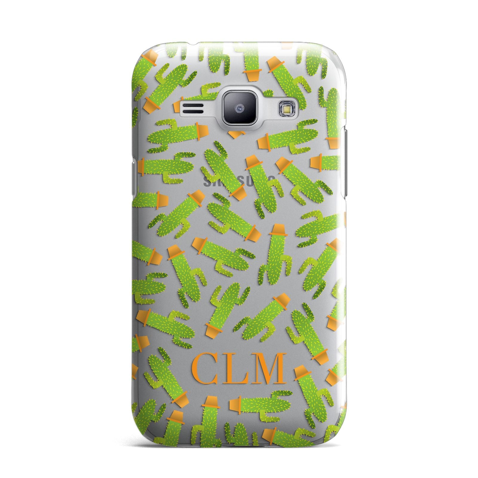 Personalised Cactus Monogram Samsung Galaxy J1 2015 Case