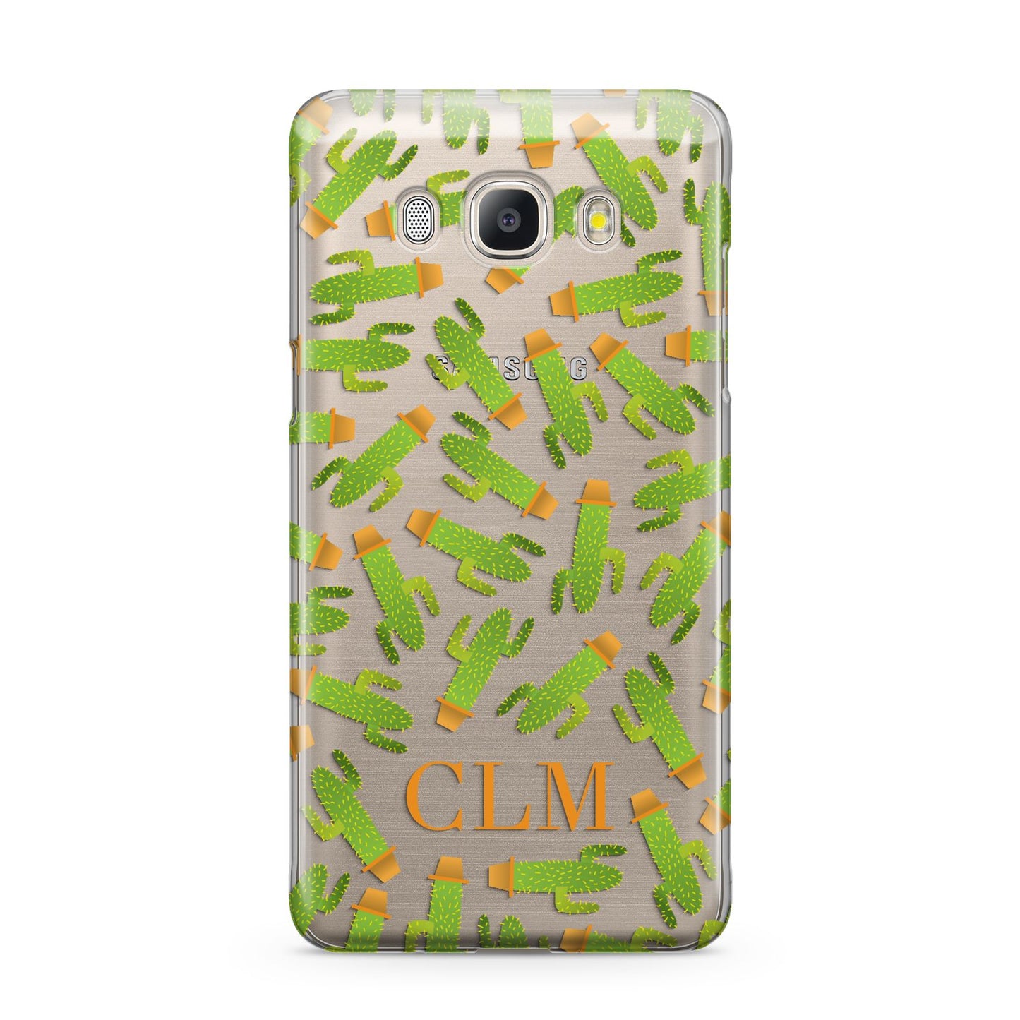 Personalised Cactus Monogram Samsung Galaxy J5 2016 Case