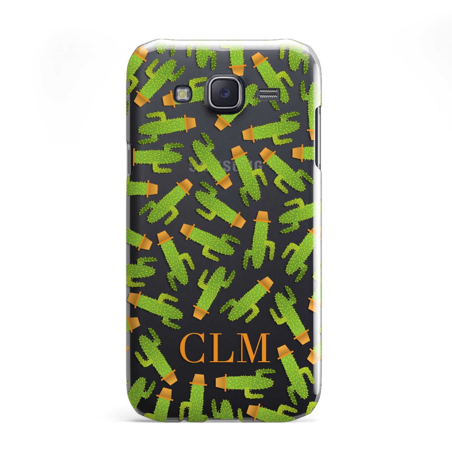 Personalised Cactus Monogram Samsung Galaxy J5 Case