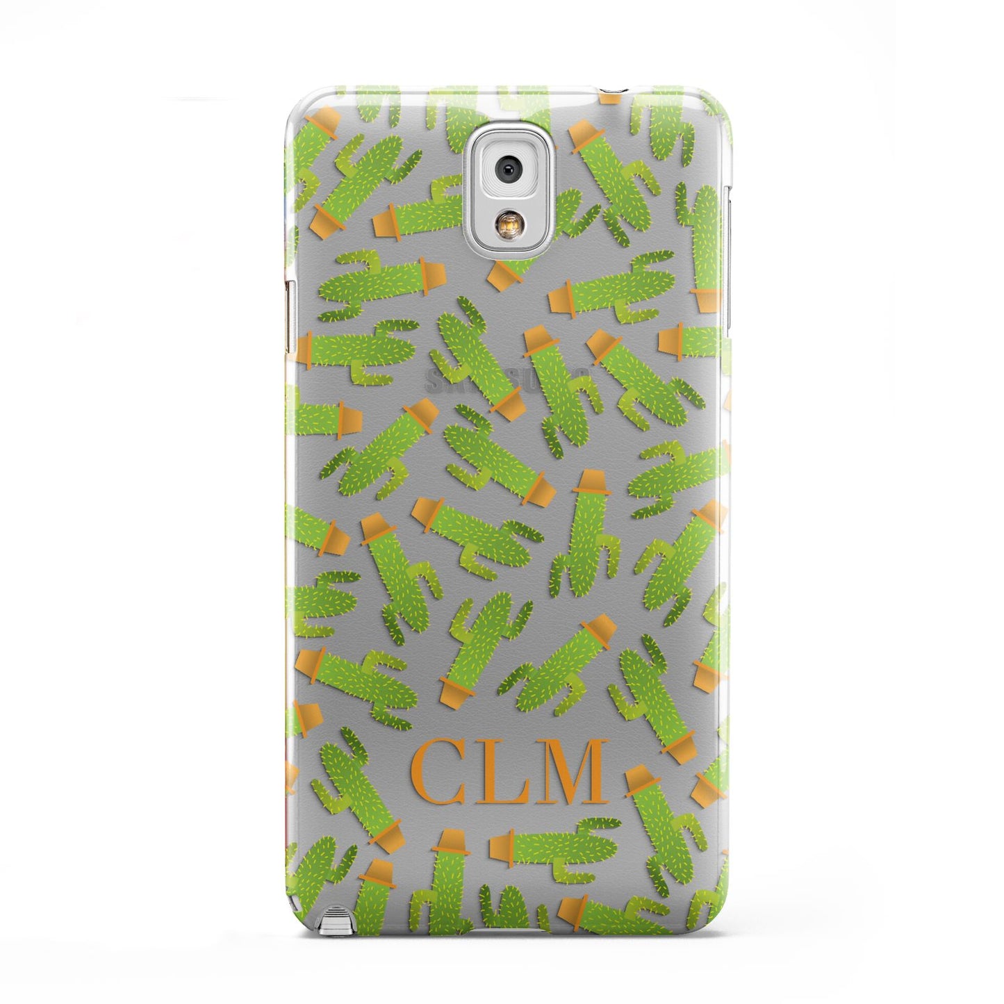 Personalised Cactus Monogram Samsung Galaxy Note 3 Case