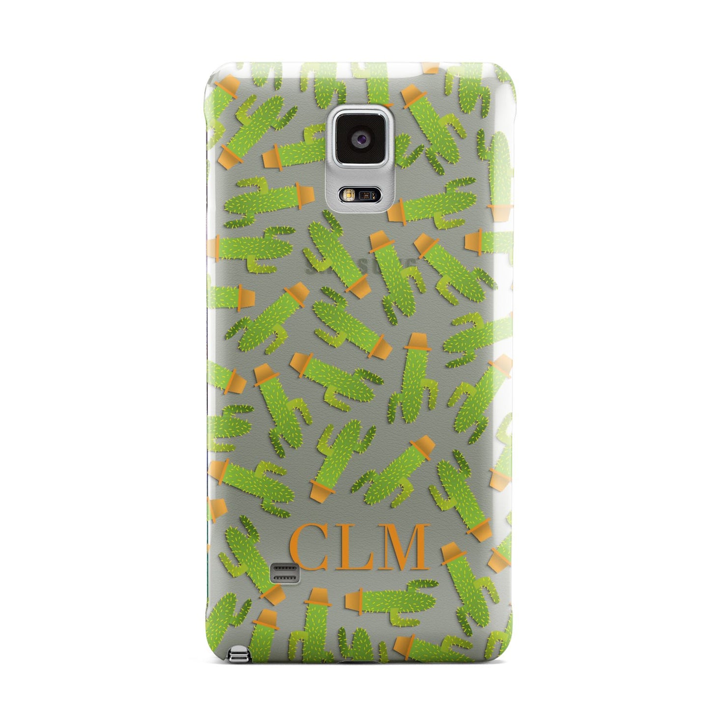 Personalised Cactus Monogram Samsung Galaxy Note 4 Case