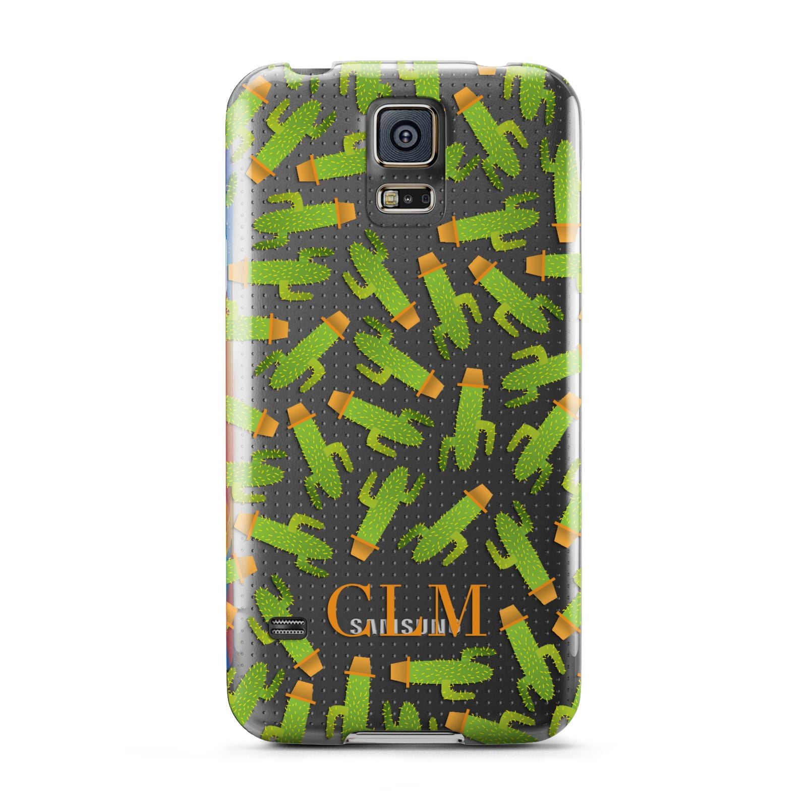 Personalised Cactus Monogram Samsung Galaxy S5 Case