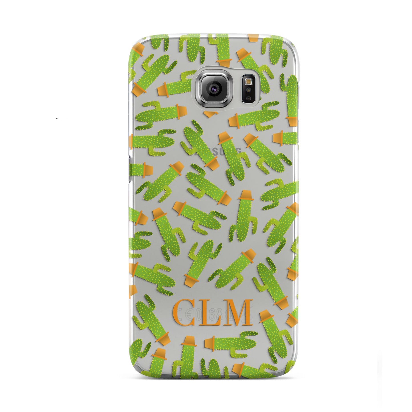 Personalised Cactus Monogram Samsung Galaxy S6 Case