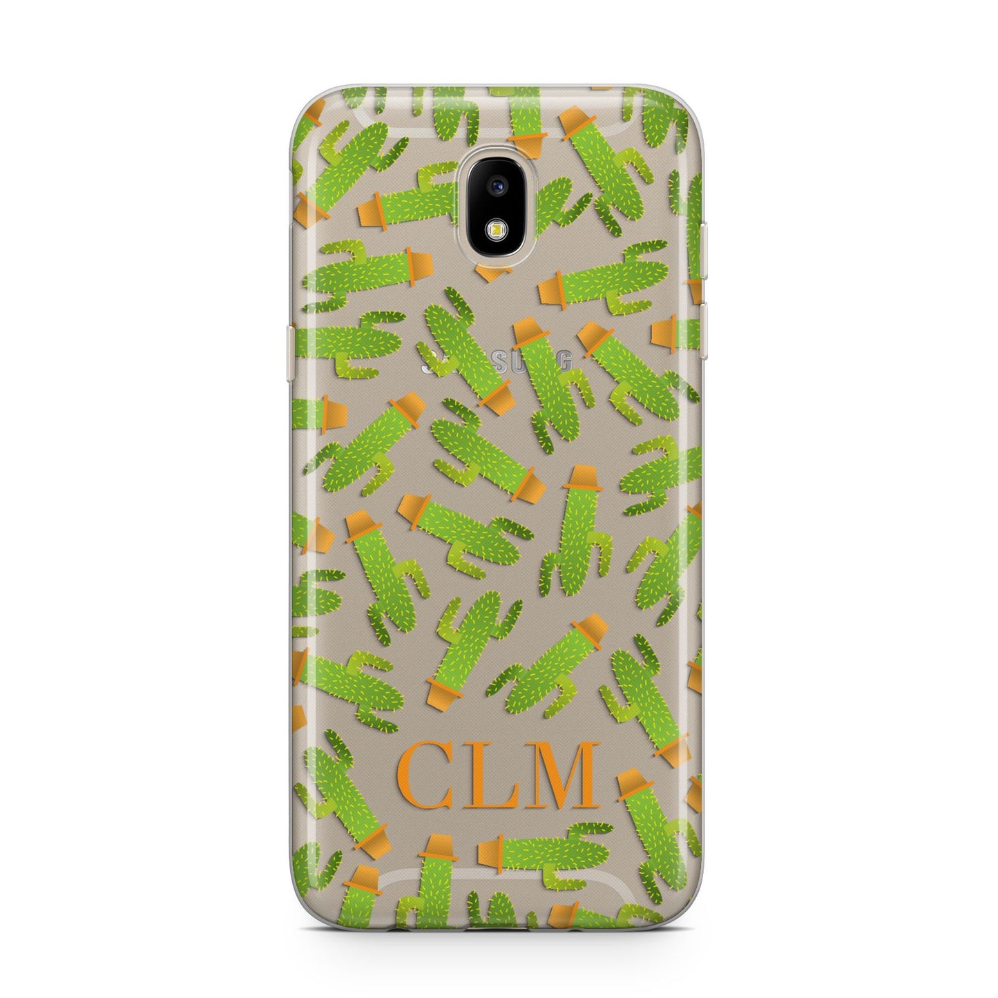 Personalised Cactus Monogram Samsung J5 2017 Case