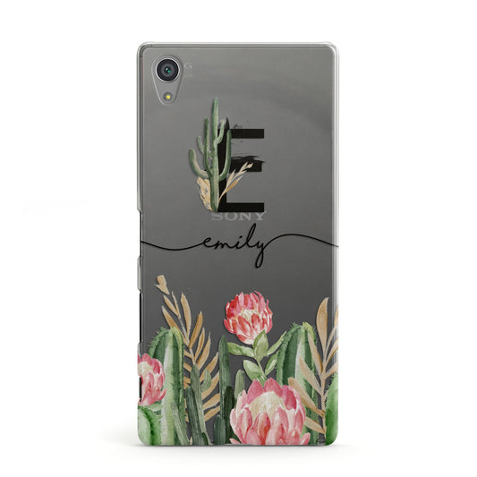 Personalised Cactus Sony Xperia Case