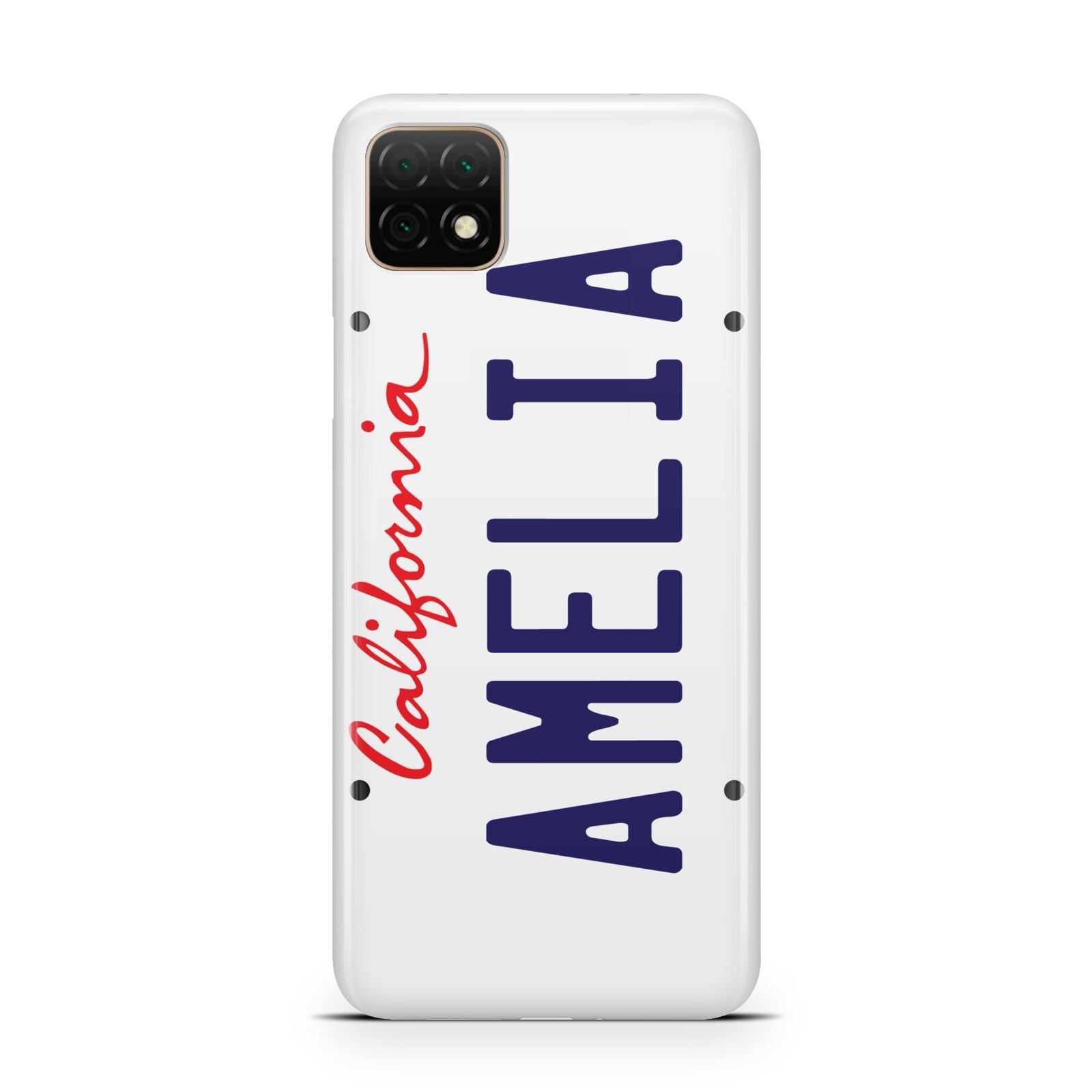 Personalised California License Plate Huawei Enjoy 20 Phone Case