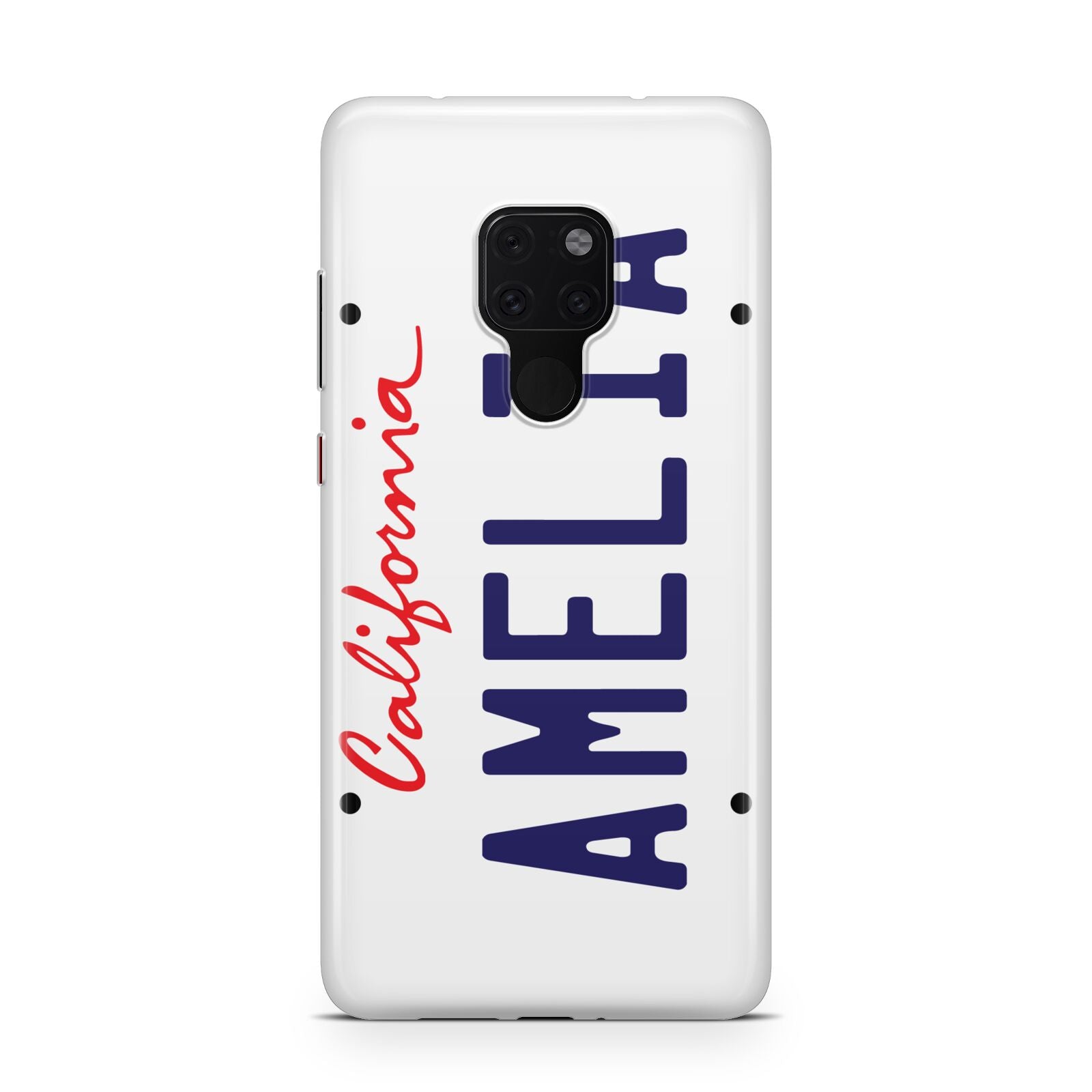 Personalised California License Plate Huawei Mate 20 Phone Case