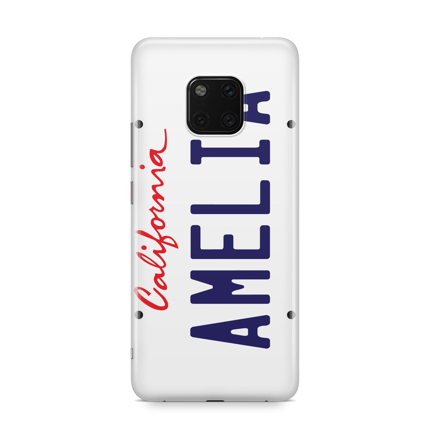 Personalised California License Plate Huawei Mate 20 Pro Phone Case